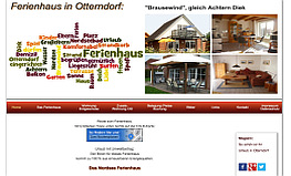 responsive Webseite Ferienhaus Brausewind
